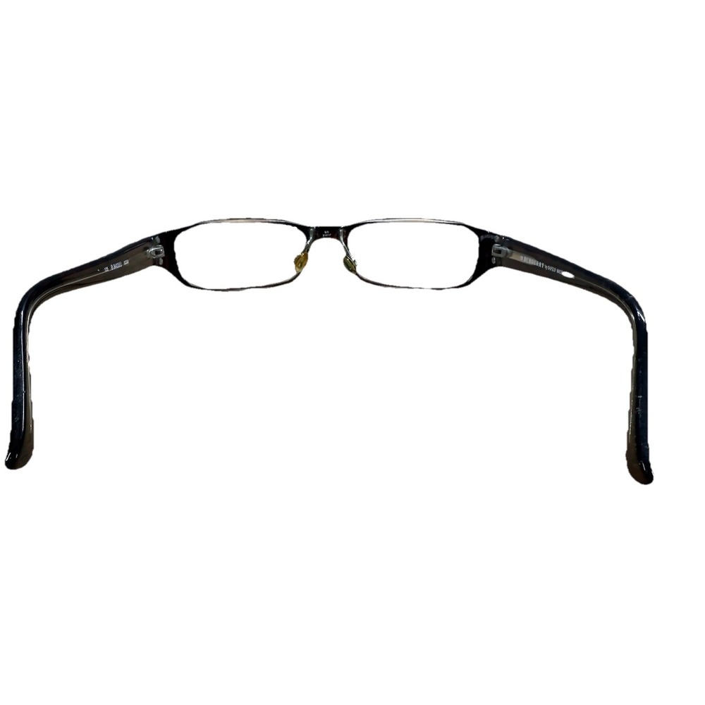 Burberry Eyeglass Frames Rectangular Black Unisex… - image 3